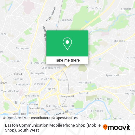 Easton Communication Mobile Phone Shop (Mobile Shop) map