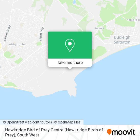 Hawkridge Bird of Prey Centre (Hawkridge Birds of Prey) map