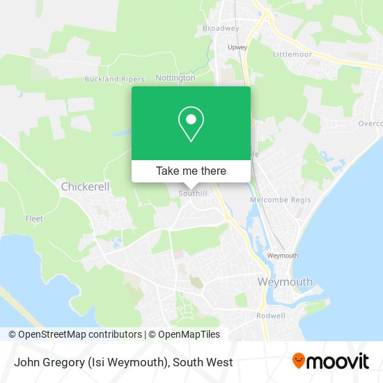 John Gregory (Isi Weymouth) map