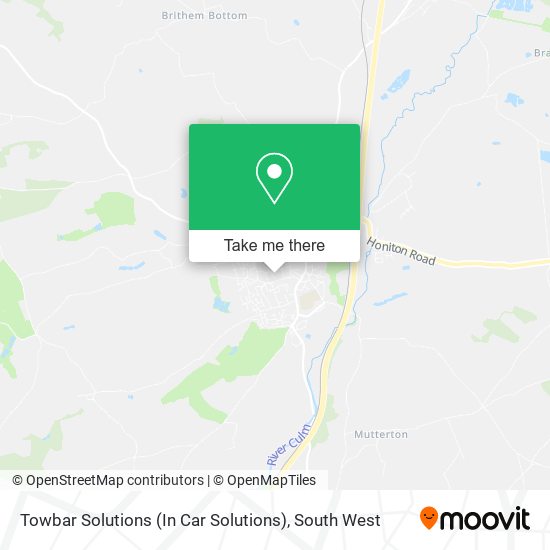Towbar Solutions (In Car Solutions) map