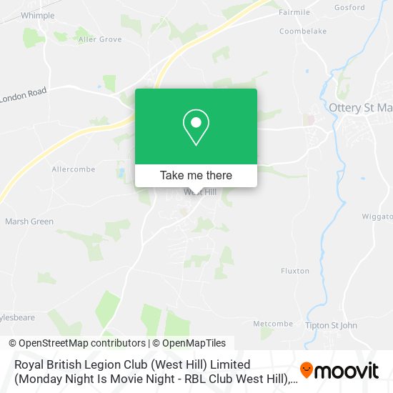 Royal British Legion Club (West Hill) Limited (Monday Night Is Movie Night - RBL Club West Hill) map