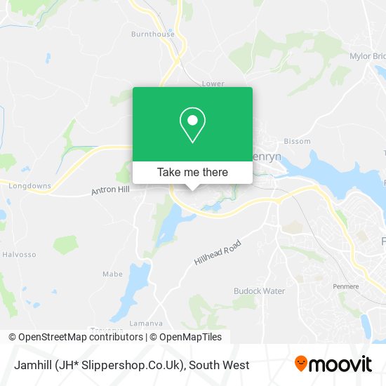 Jamhill (JH* Slippershop.Co.Uk) map