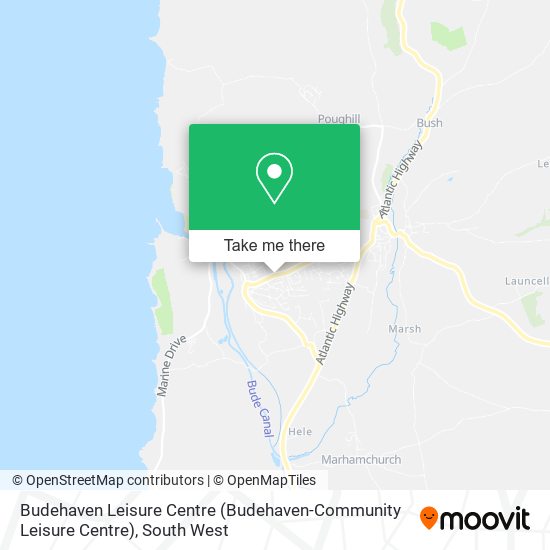 Budehaven Leisure Centre map