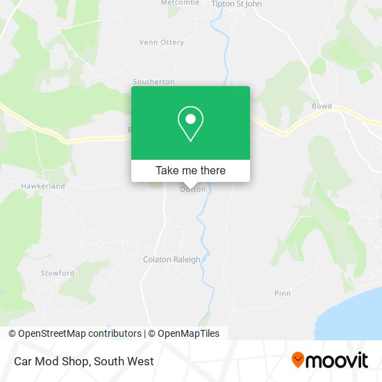 Car Mod Shop map