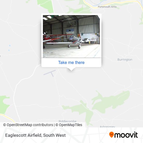 Eaglescott Airfield map