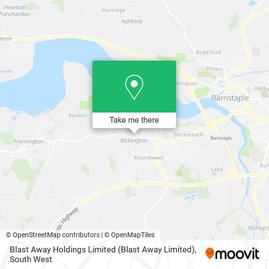 Blast Away Holdings Limited map