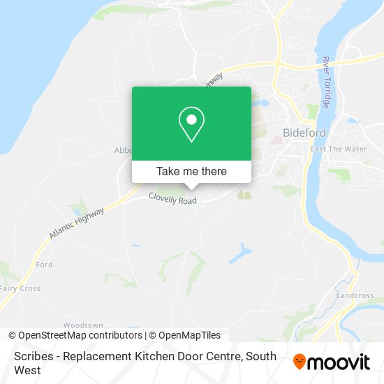 Scribes - Replacement Kitchen Door Centre map