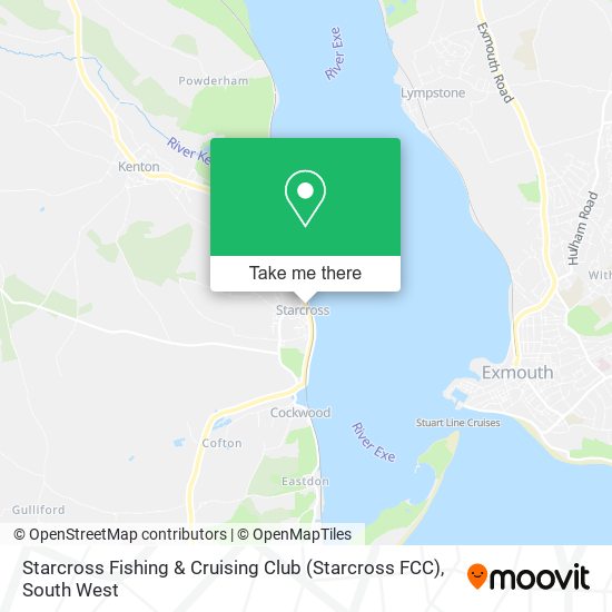 Starcross Fishing & Cruising Club (Starcross FCC) map