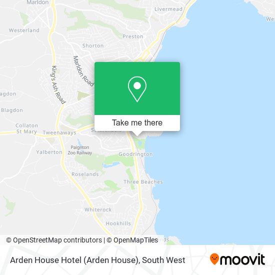 Arden House Hotel map