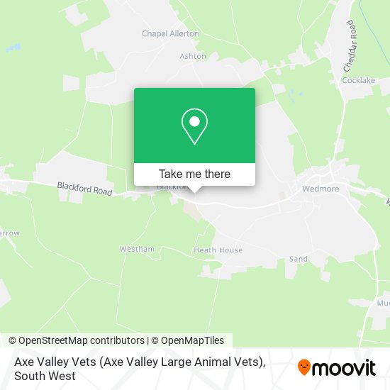 Axe Valley Vets (Axe Valley Large Animal Vets) map