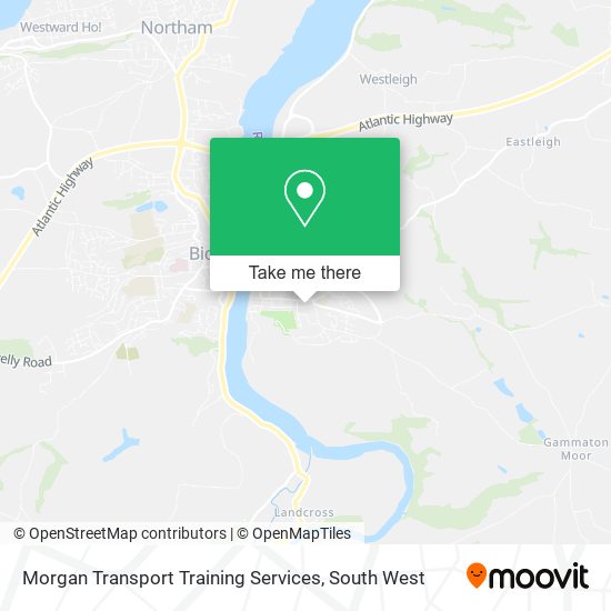 Morgan Transport Training Services map