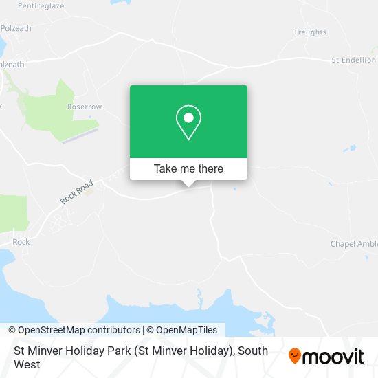 St Minver Holiday Park map