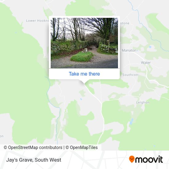 Jay's Grave map