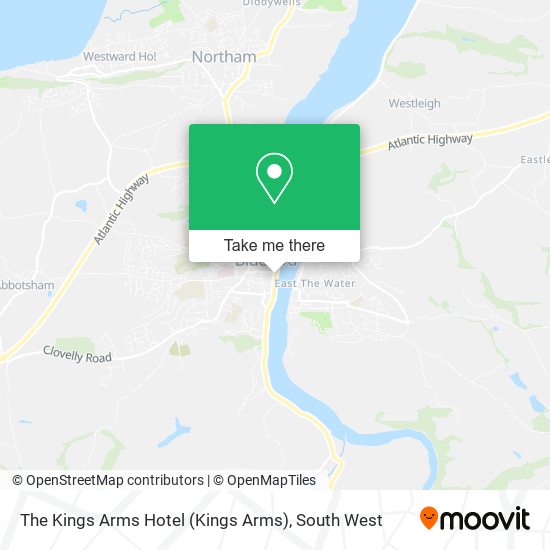 The Kings Arms Hotel map