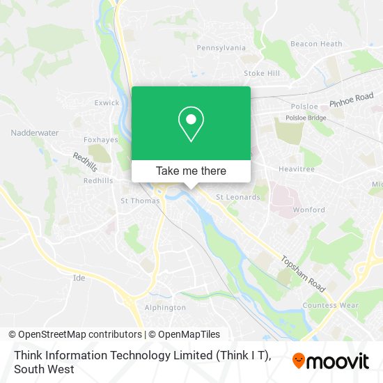 Think Information Technology Limited (Think I T) map