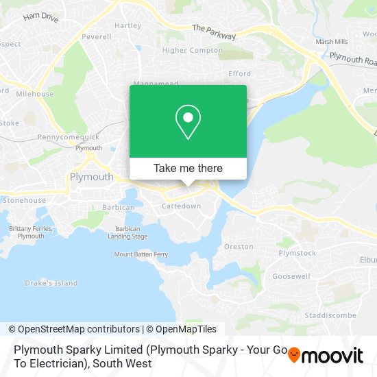 Plymouth Sparky Limited (Plymouth Sparky - Your Go To Electrician) map