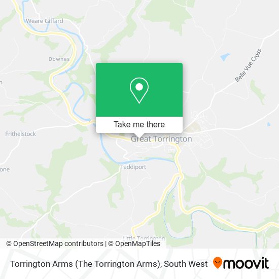 Torrington Arms (The Torrington Arms) map