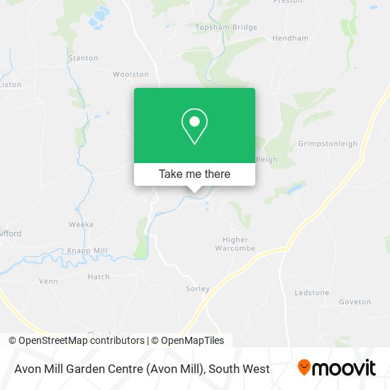 Avon Mill Garden Centre map