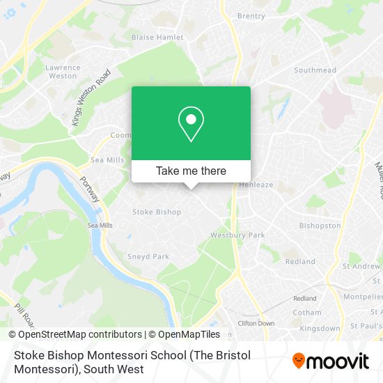 Stoke Bishop Montessori School (The Bristol Montessori) map