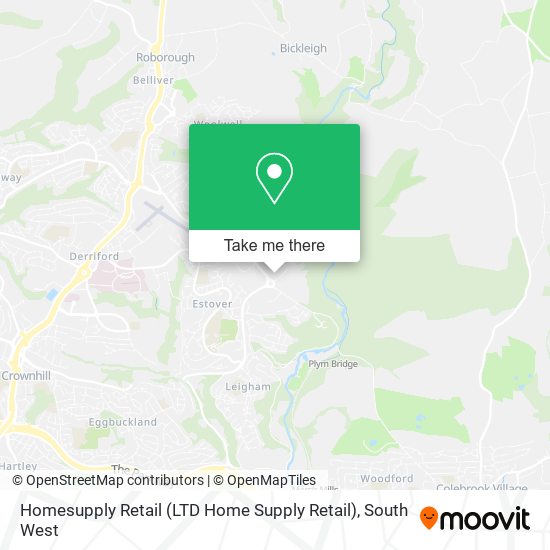 Homesupply Retail (LTD Home Supply Retail) map