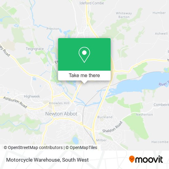 Motorcycle Warehouse map