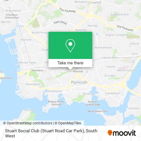 Stuart Social Club (Stuart Road Car Park) map