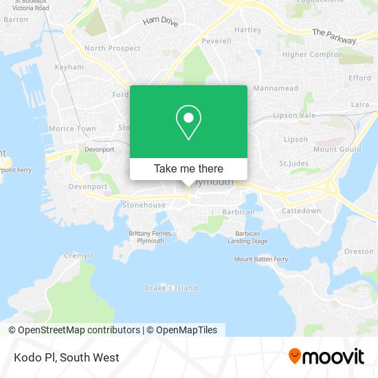Kodo Pl map