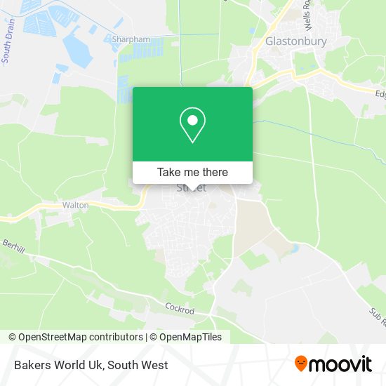 Bakers World Uk map