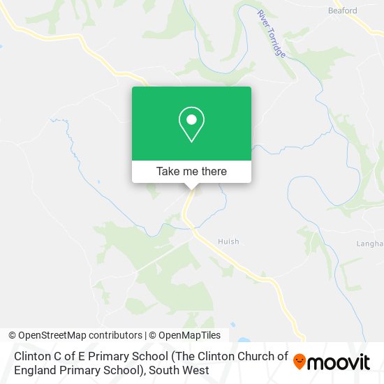 Clinton C of E Primary School (The Clinton Church of England Primary School) map