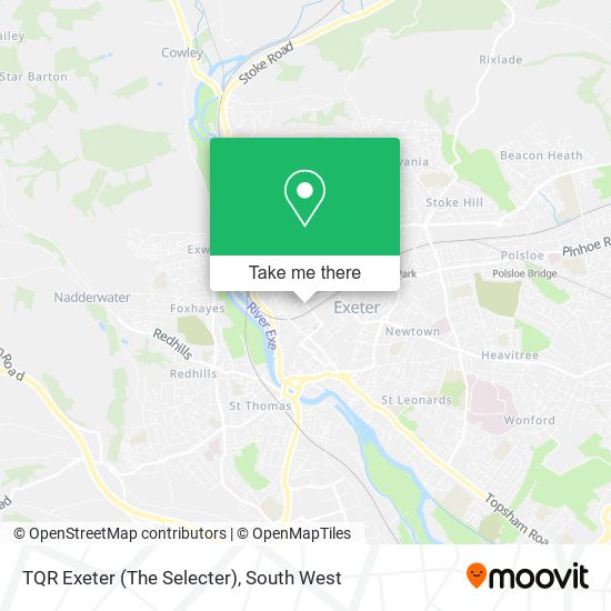 TQR Exeter (The Selecter) map