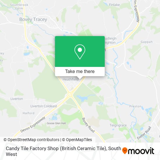 Candy Tile Factory Shop (British Ceramic Tile) map