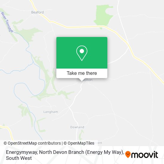 Energymyway, North Devon Branch (Energy My Way) map