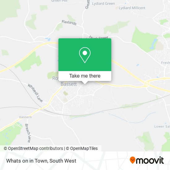 Whats on in Town map