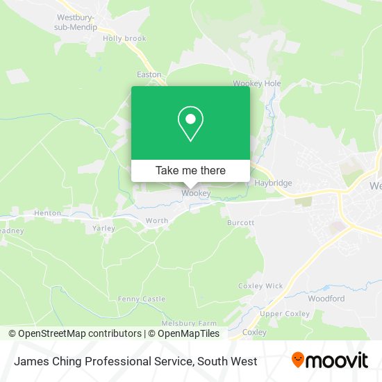 James Ching Professional Service map