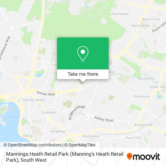 Mannings Heath Retail Park (Manning's Heath Retail Park) map