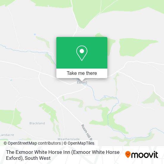 The Exmoor White Horse Inn (Exmoor White Horse Exford) map