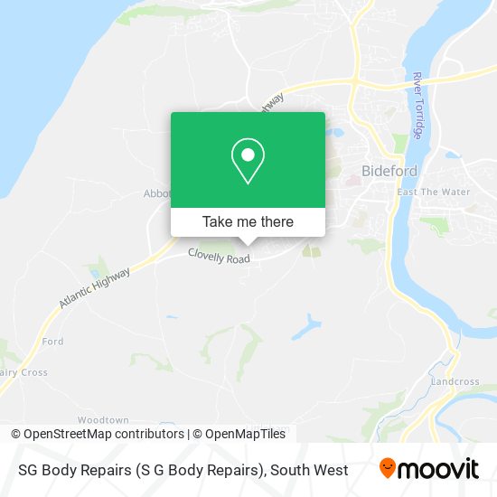 SG Body Repairs (S G Body Repairs) map