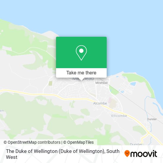 The Duke of Wellington map