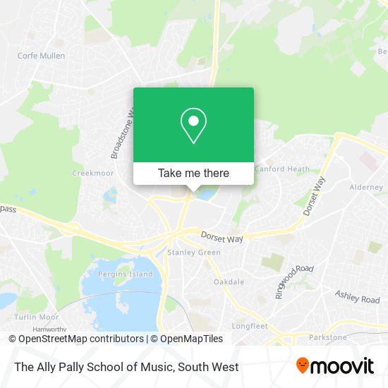 The Ally Pally School of Music map