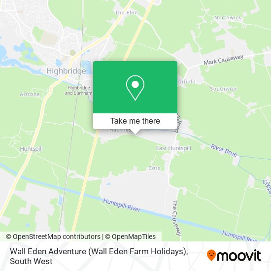 Wall Eden Adventure (Wall Eden Farm Holidays) map