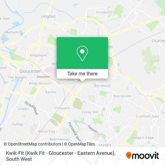 Kwik-Fit (Kwik Fit - Gloucester - Eastern Avenue) map