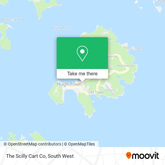The Scilly Cart Co map