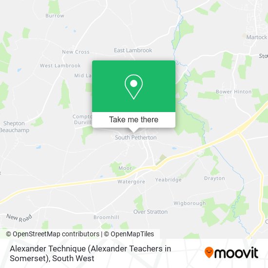 Alexander Technique (Alexander Teachers in Somerset) map