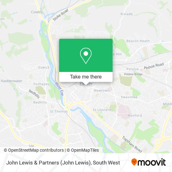 John Lewis & Partners map