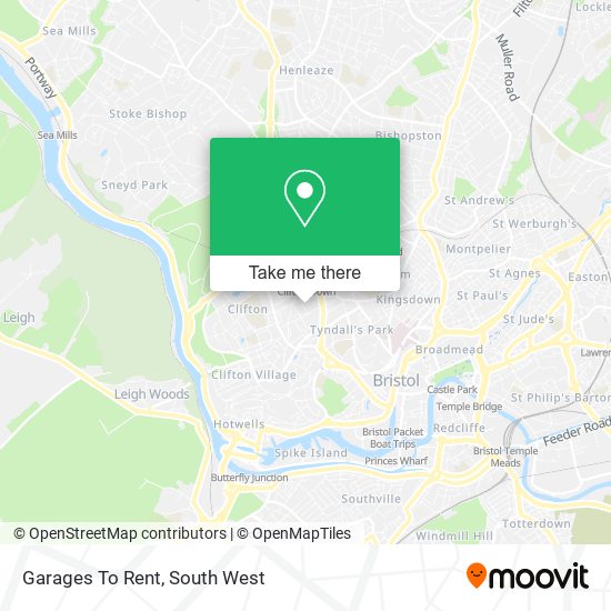 Garages To Rent map