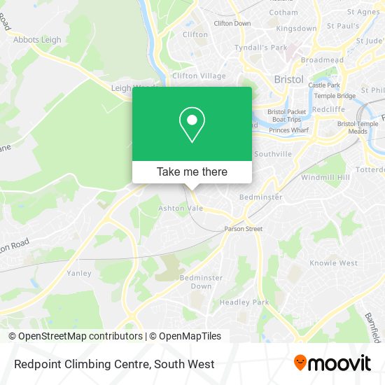 Redpoint Climbing Centre map