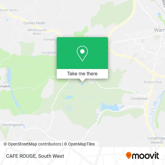 CAFE ROUGE map