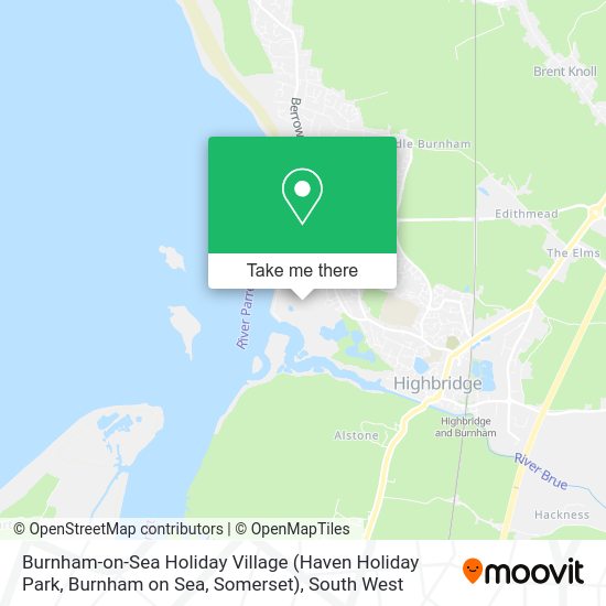 How to get to BurnhamonSea Holiday Village (Haven Holiday Park