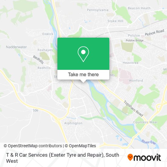 T & R Car Services (Exeter Tyre and Repair) map