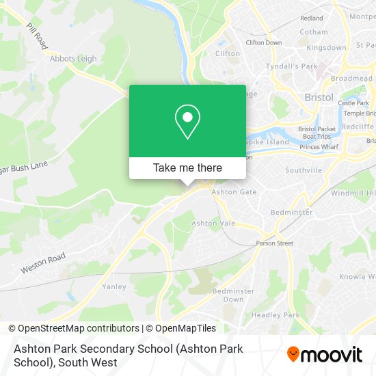Ashton Park Secondary School map